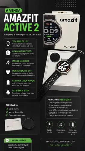 Smartwatch Amazfit Active 2