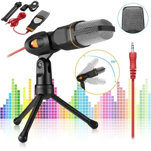 Microfone Multimídia Condensador De Mesa Onistek