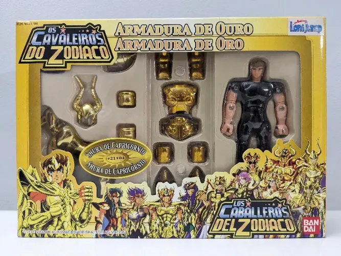 Cavaleiros do Zodíaco Cloth Series Vintage Shura de Capricórnio DMT 2004 Lacrado - Bandai