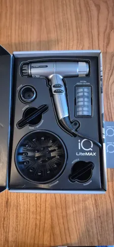 Secador GA.MA Profeaaional IQ Light Max, na cor chumbo, 127V