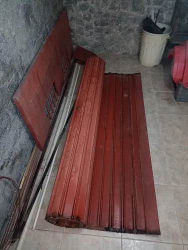 Porta de Aço de Enrolar com Placa de Proteção antifurto (2,20m x 3,00m) Kit completo