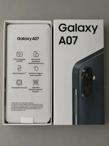 Vendo dois celulares Samsung Galaxy A07 novo lacrado e Motorola G75 5g 256gb semi novo