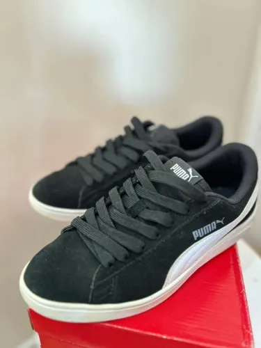 Tênis Puma Smash Preto e Branco Tamanho 40 Pouquíssimo Uso