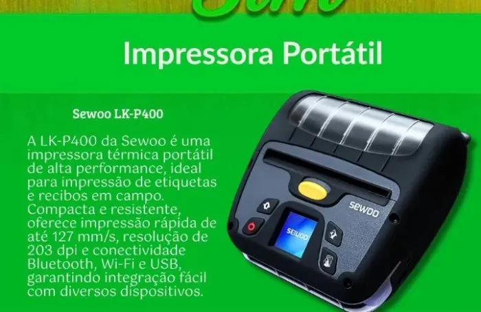 Impressora portátil muito boa urgente