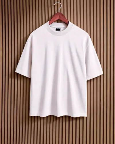 camiseta oversized 100% algodão penteado 