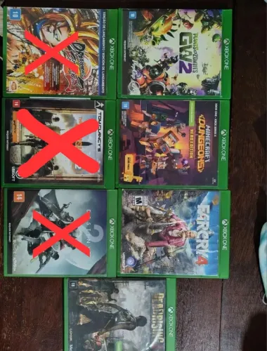 Jogos de Xbox one, aceito troca
