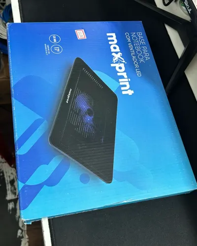 Suporte Base para Notebook com Cooler e Porta USB - Promoção