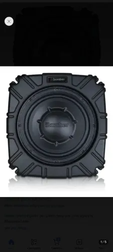 Caixa slim bomber 8 polegadas