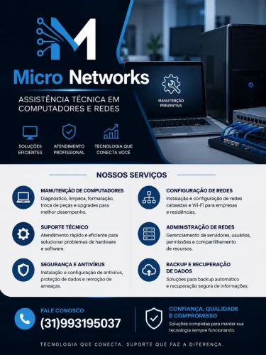 Assistência Técnica em Computadores e Notebooks