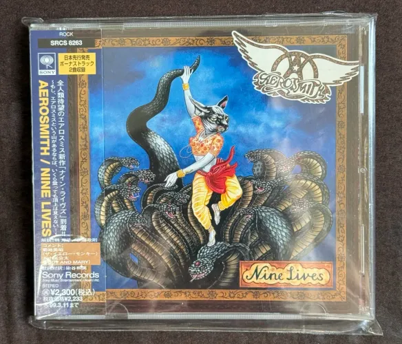 CD Aerosmith - Nine Lives - Japonês - Capa Alternativa