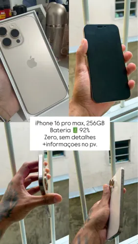 iPhone 16 pro max 256GB bateria 92%