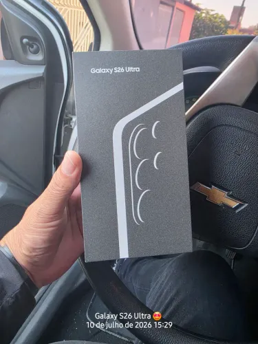 Samsung S26 Ultra 16GB de RAM 1TB zero ainda 