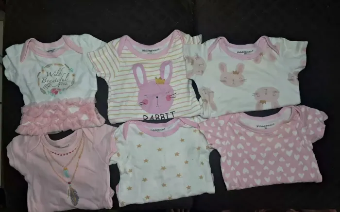 Lote bebê menina 0 a 1 ano