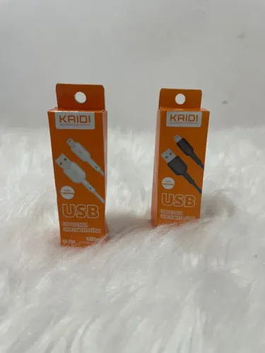 Cabo USB para iPhone Kaidi KD-28A Carregamento Rápido (Novo)