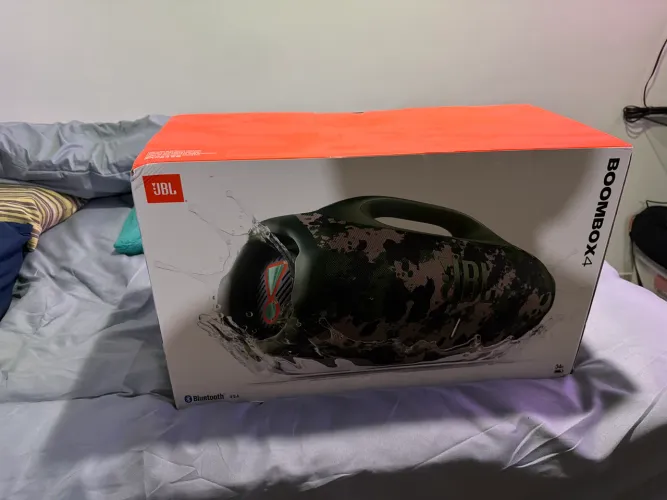 JBL Boombox 4 Squad(Camuflada) - Nova, Original, Lacrada na Caixa, nota fiscal e garantia.