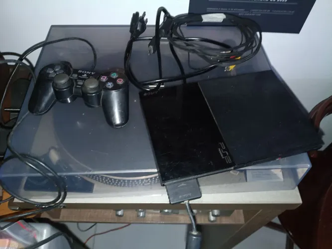 Playstation 2 slim com DEFEITO LENTE
