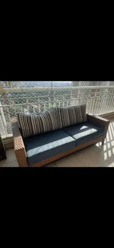 Comjunto de Sofa para varanda 2 e 3 lugares