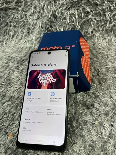 Motorola Moto g15 impecável