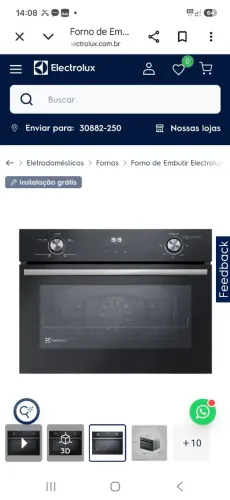 Forno de embutir
