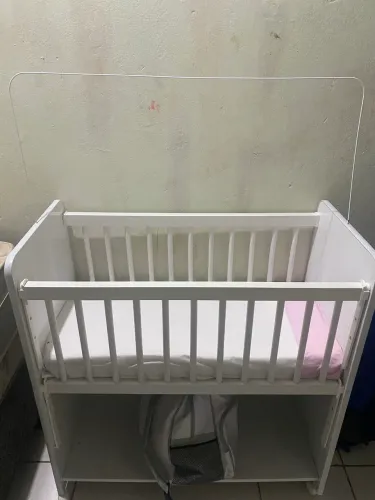 Mini berço c kit berço feminino 