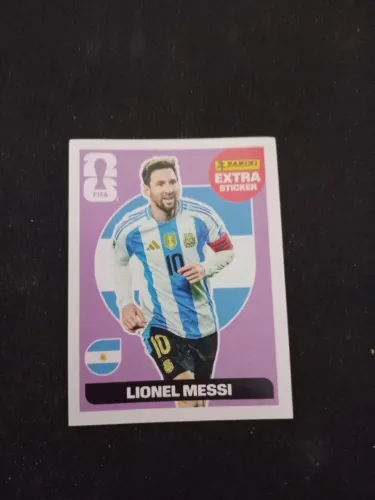 Figurinha copa 2026 Lionel Messi EXTRA