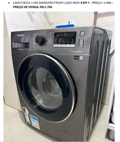 Máquina Lava e Seca