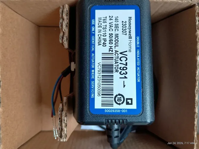 Atuador Para Válvulas (Fancoil) - HONEYWELL VC7931ZZ11