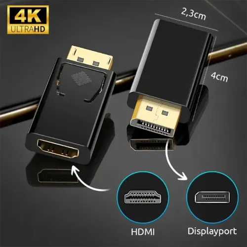 Adaptador DisplayPort p/ HDMI  