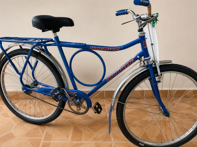 Bicicleta Monark anos 70 cachimbada