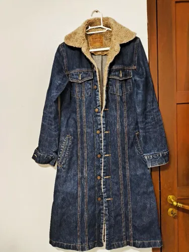 Levi's Long Sherpa Trucker Coat ORIGINAL, impecável. 