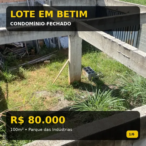 Vendo/Troco Lote Em Condomínio Fechado - Parque das Indústrias Betim