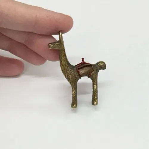 Miniatura Lhama Vintage em Metal