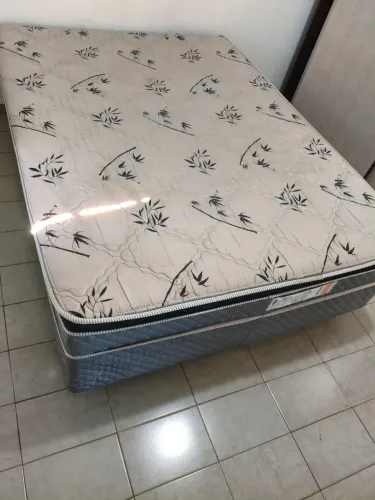 CAMA BOX CASAL TAMANHO PADRÃO 138/188 CONJUGADA EM MOLAS FIRME ENTREGO CONFIRA ?