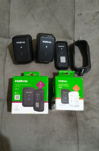 Campainha Sem Fio Intelbras CIB 101 Preta + acessórios
