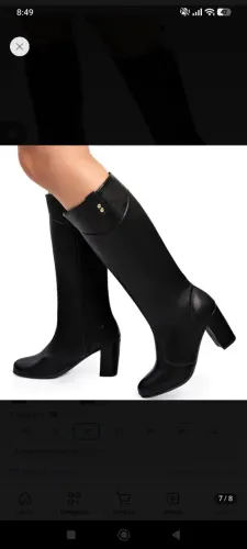 Bota Feminina Cano Longo Salto Bloco - Tam. 36 - Nova