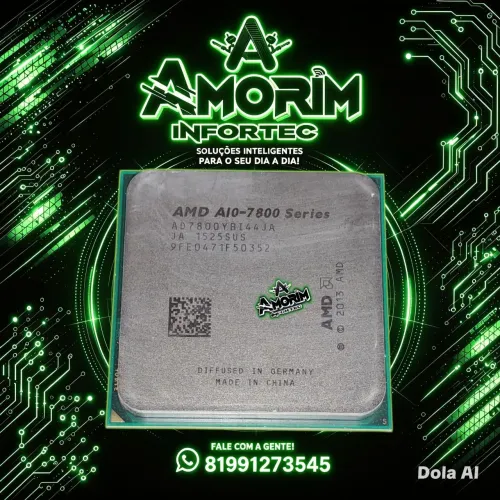 PROCESSADOR AMD A10 7800, 3.9GHz Max Turbo FM2+