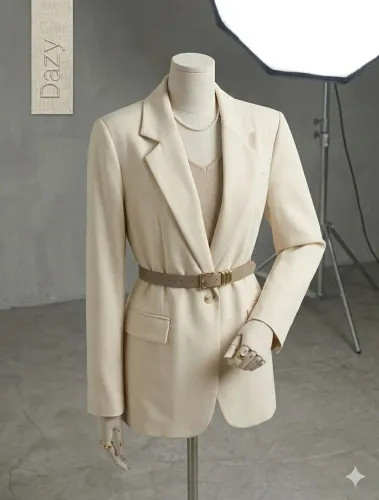 BLAZER FEMININO DAZY OFF WHITE - ELEGÂNCIA E SOFISTICAÇÃO ?