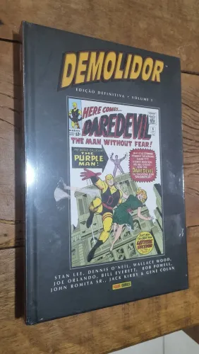 HQ Demolidor Edição Defimitiva Panini lacrado de fábrica novo nunca folheado