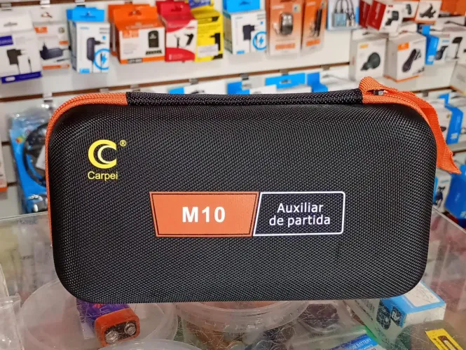 Auxiliar de Partida Portátil Multifuncional 12000mAh 12V para Moto e Carro - Novo