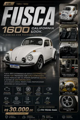 Volkswagen Fusca Fusca (gasolina) 1984