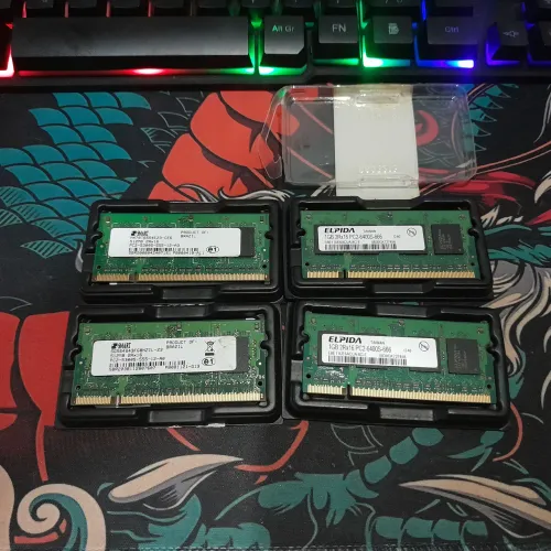Memória RAM DDR2 512MB/1GB SODIMM