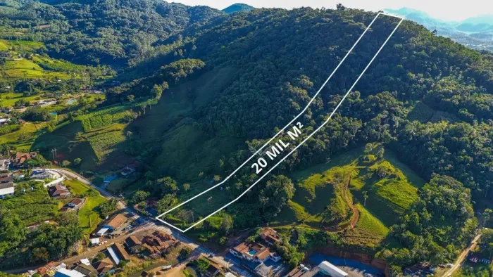 Terreno na Rua Ribeirão Souto com 20.700 m² Próximo à Divisa Blumenau/Pomerode