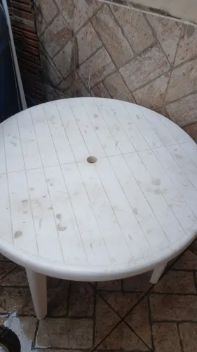 MESA PLÁSTICA REDONDA