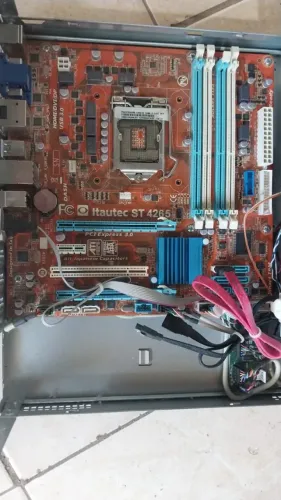 ? PLACA MÃE GAMER LGA 1155 4X DDR3 COMPLETA | HDMI / DVI / VGA | ITAUTEC ST 4265