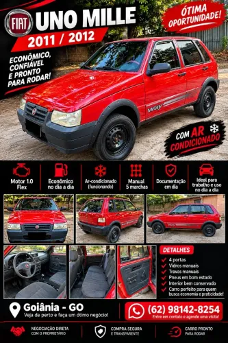 Fiat Uno Mille WAY Economy 1.0 F.flex 4P 2012