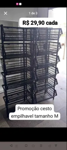 Cestos Empilhaveis 57x44x34