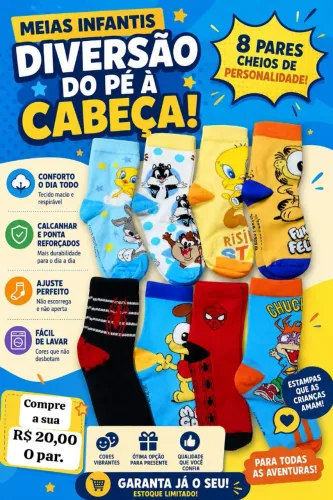 Meias infantil