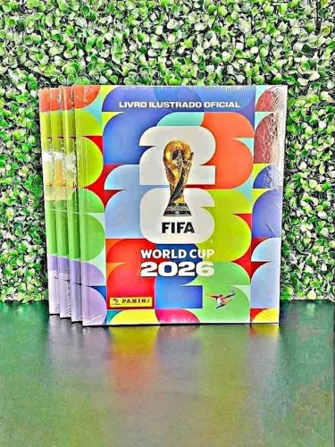 CAPA DURA Álbum Copa do Mundo 2026 Poucas unidades A Pronta Entrega