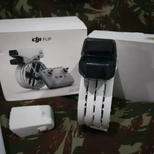Drone DJI Flip Standard Sem Tela BR, 4K, 60 FPS, Sensor CMOS, Até 50 min de voo