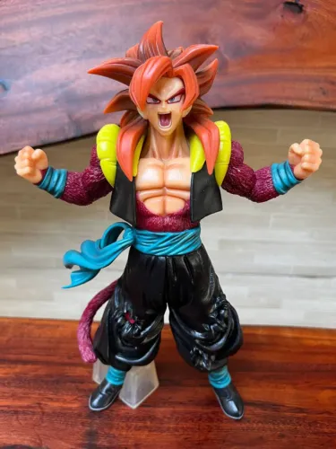 Action Figure Dragon Ball - Gogeta SJJ 4 Gritando 27cm